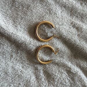 Elegant Gold Hoop Earrings